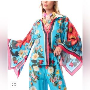 NWT Aratta Floral Garden Shirt